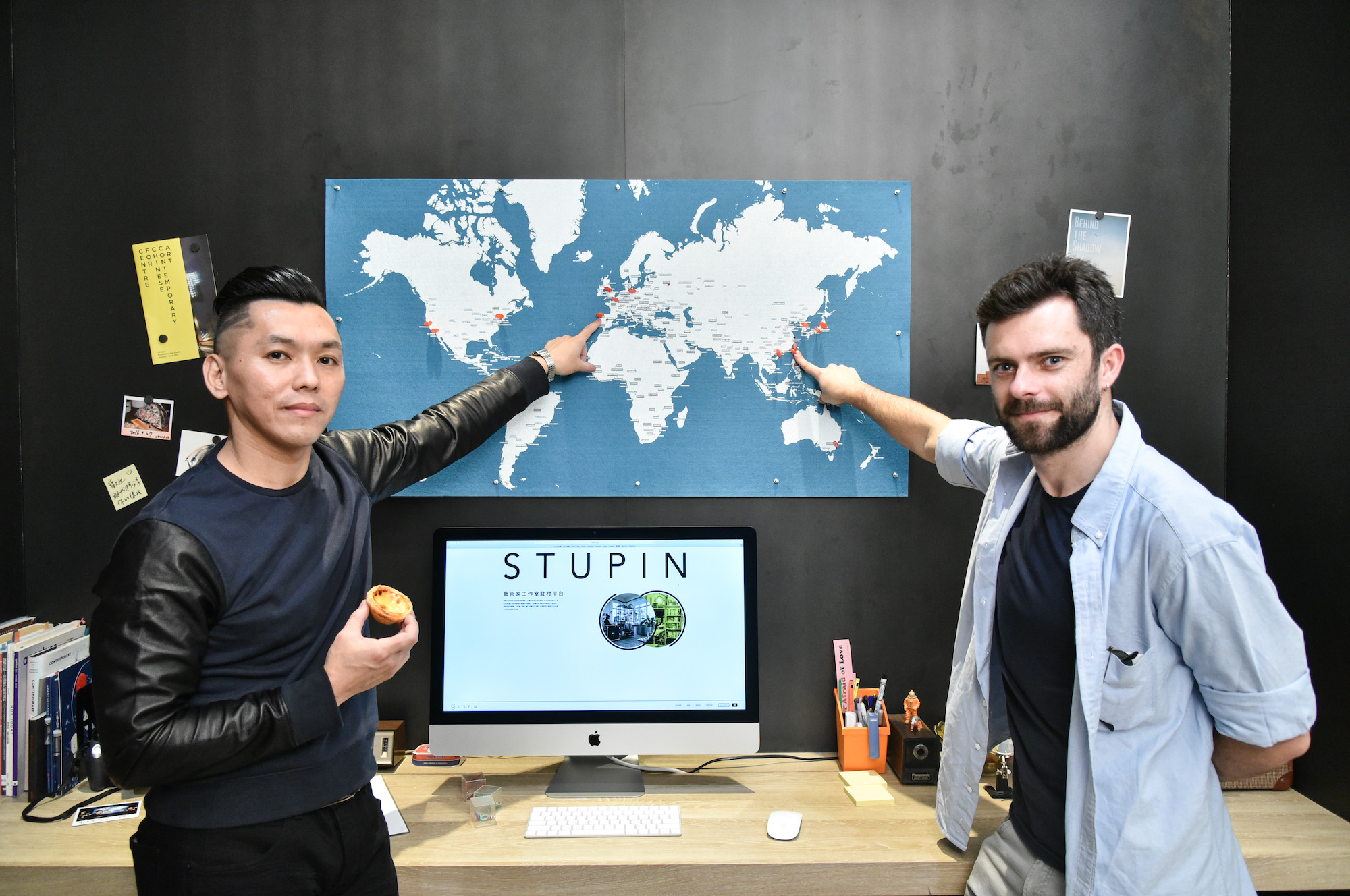 The 1st time residency exchange of STUPIN by artists KUO I-chen and Filipe Cortez
