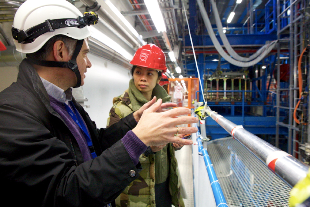 Guided tour of the ATLAS experiment by scientist Steven Goldfarb. 