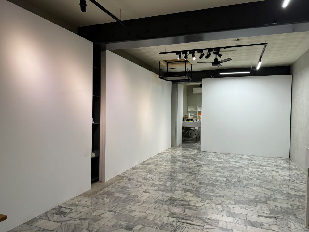 exhibition space on the first floor at SanHo Art Lab