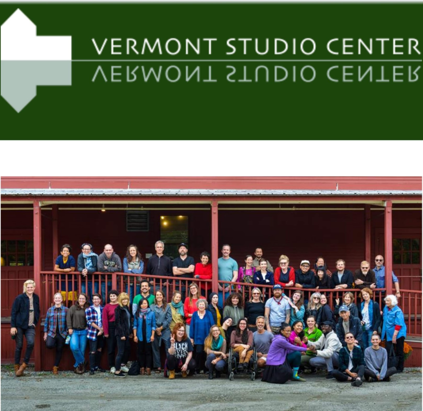 Group photo of resident artists in September 2019