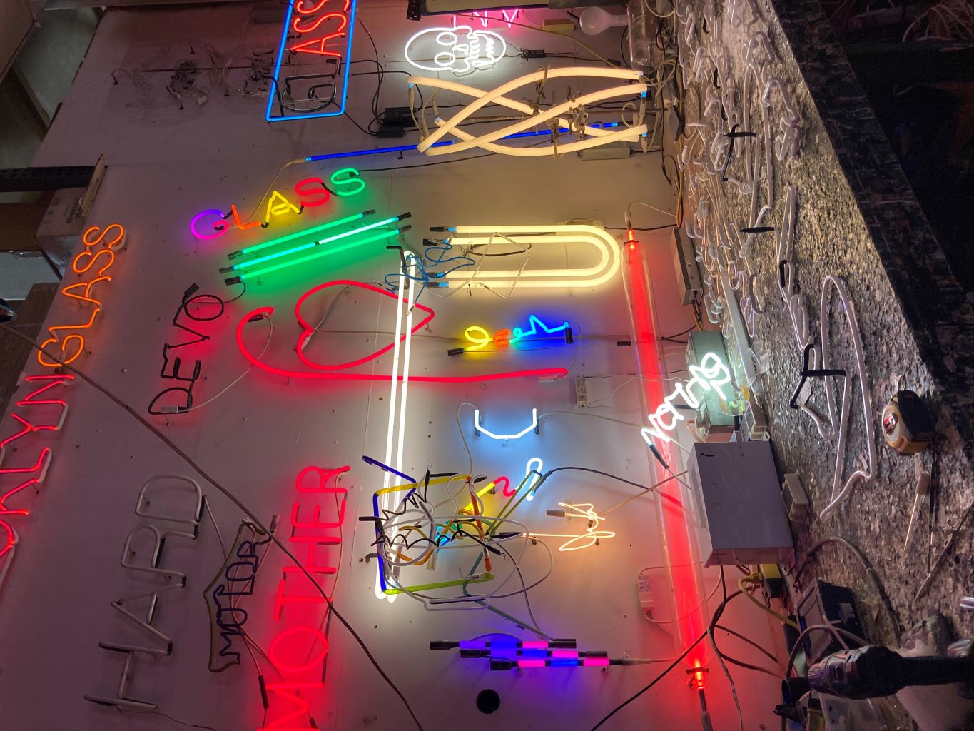 The Brooklyn Glass Neon Studio.