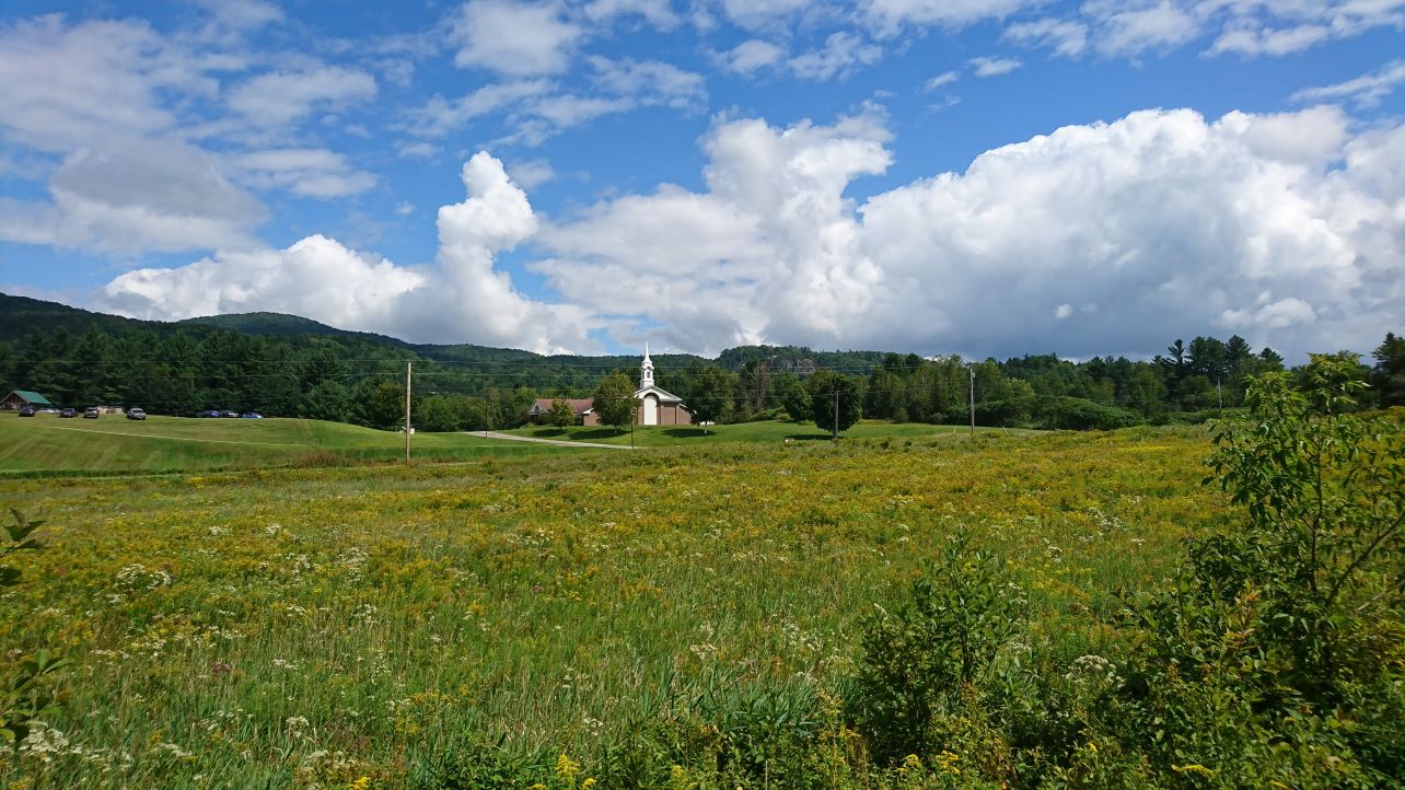 Field and the track-turned-trail nearby 1.