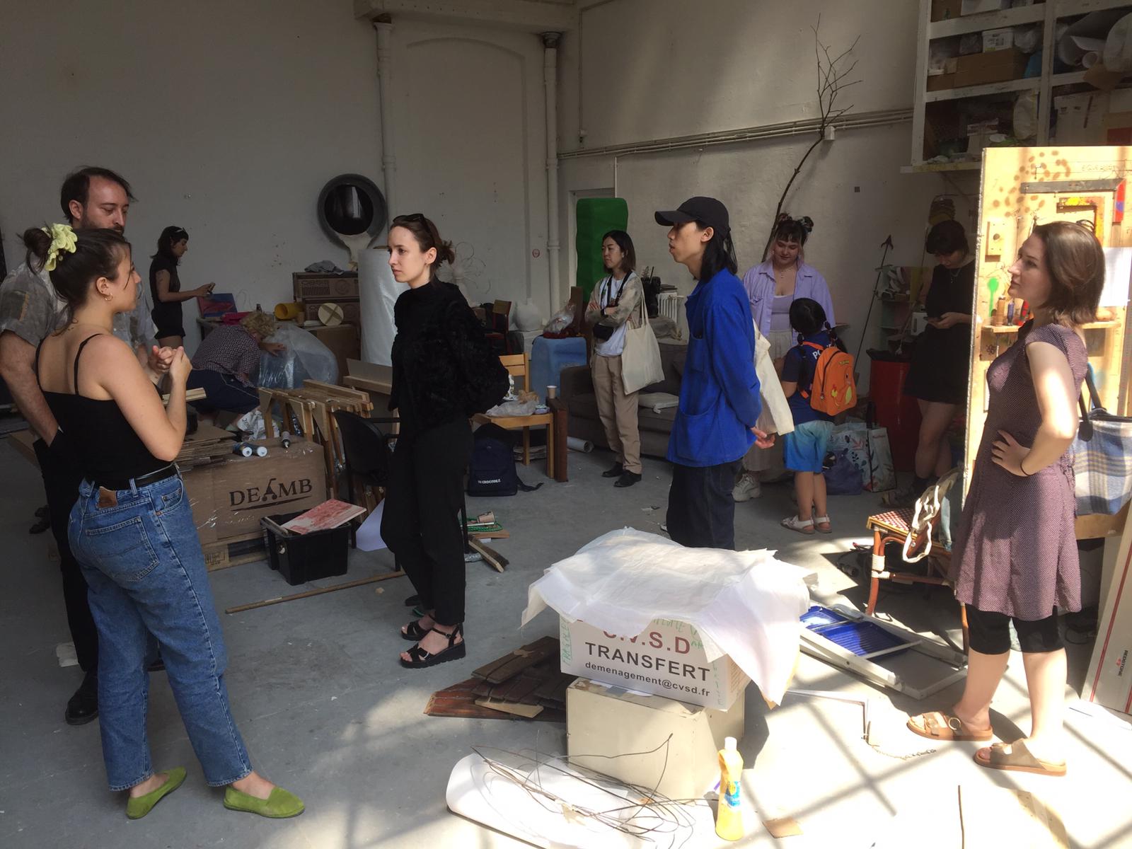 參觀法國美術學院工作室
