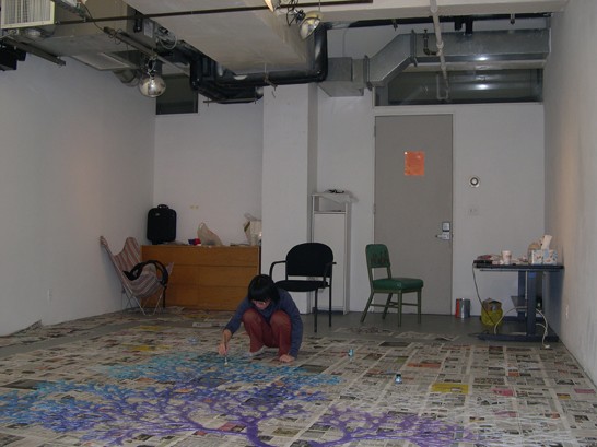 黃蘭雅布展中