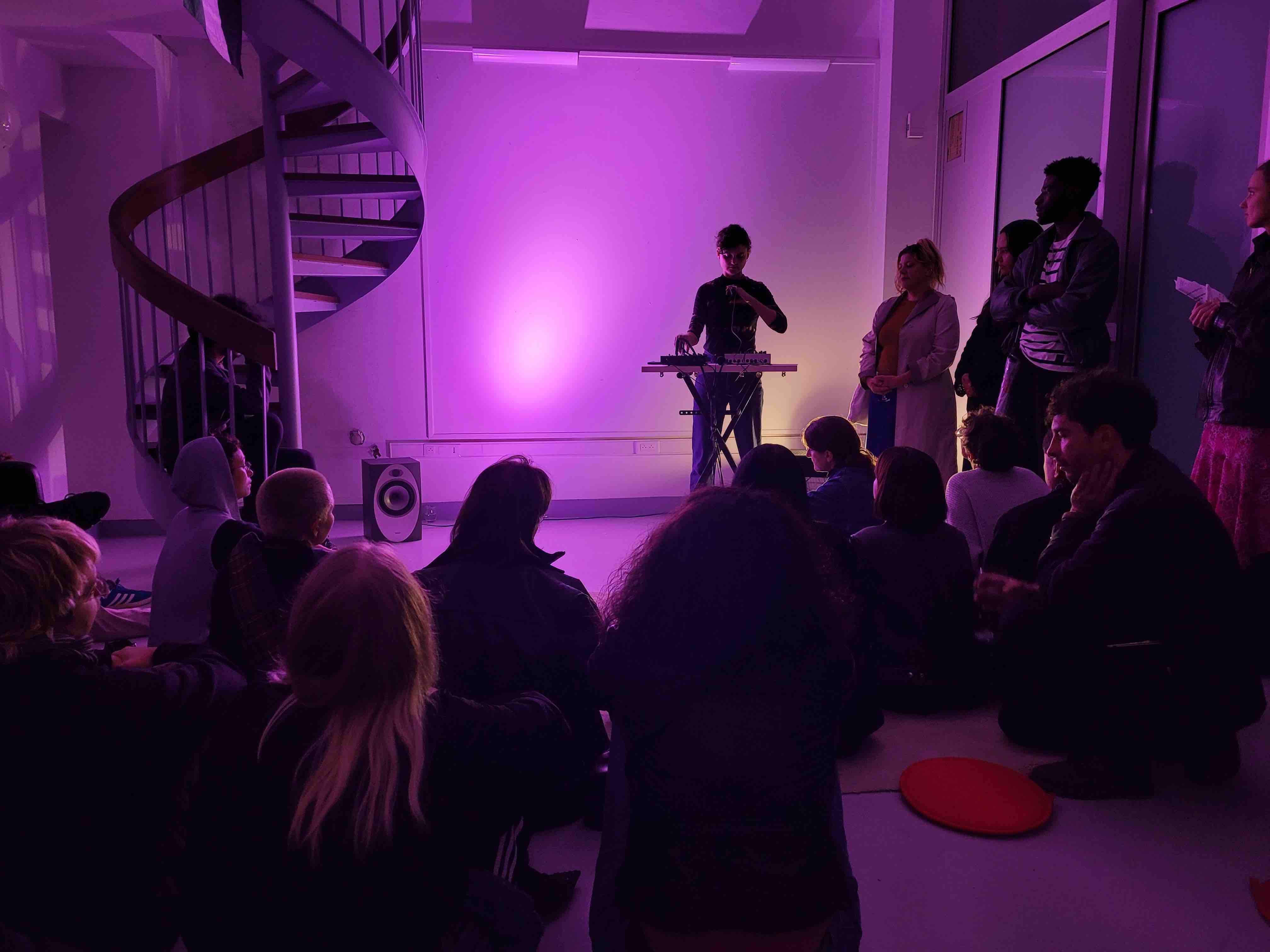 Wednesday night open studios at Cité Internationale des Arts.
