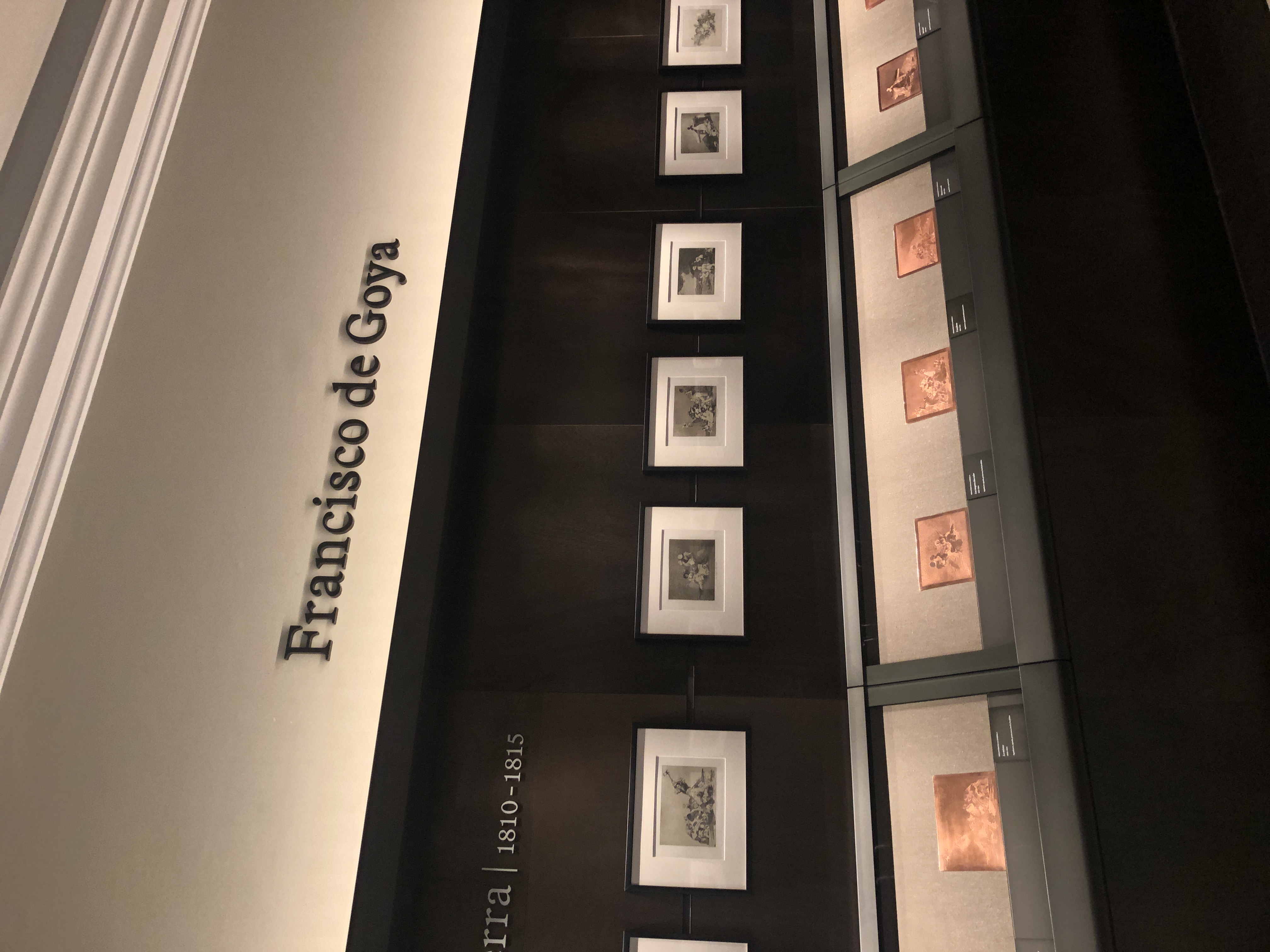 哥雅的銅版畫展示