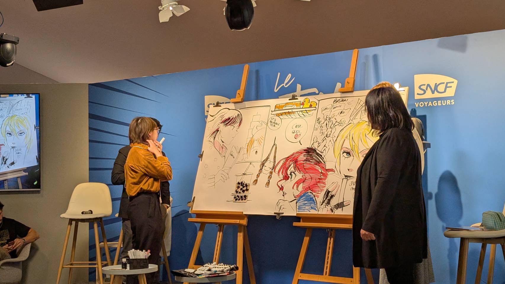 Participating in the Mangas.io x SNCF Live Drawing Battle (1)