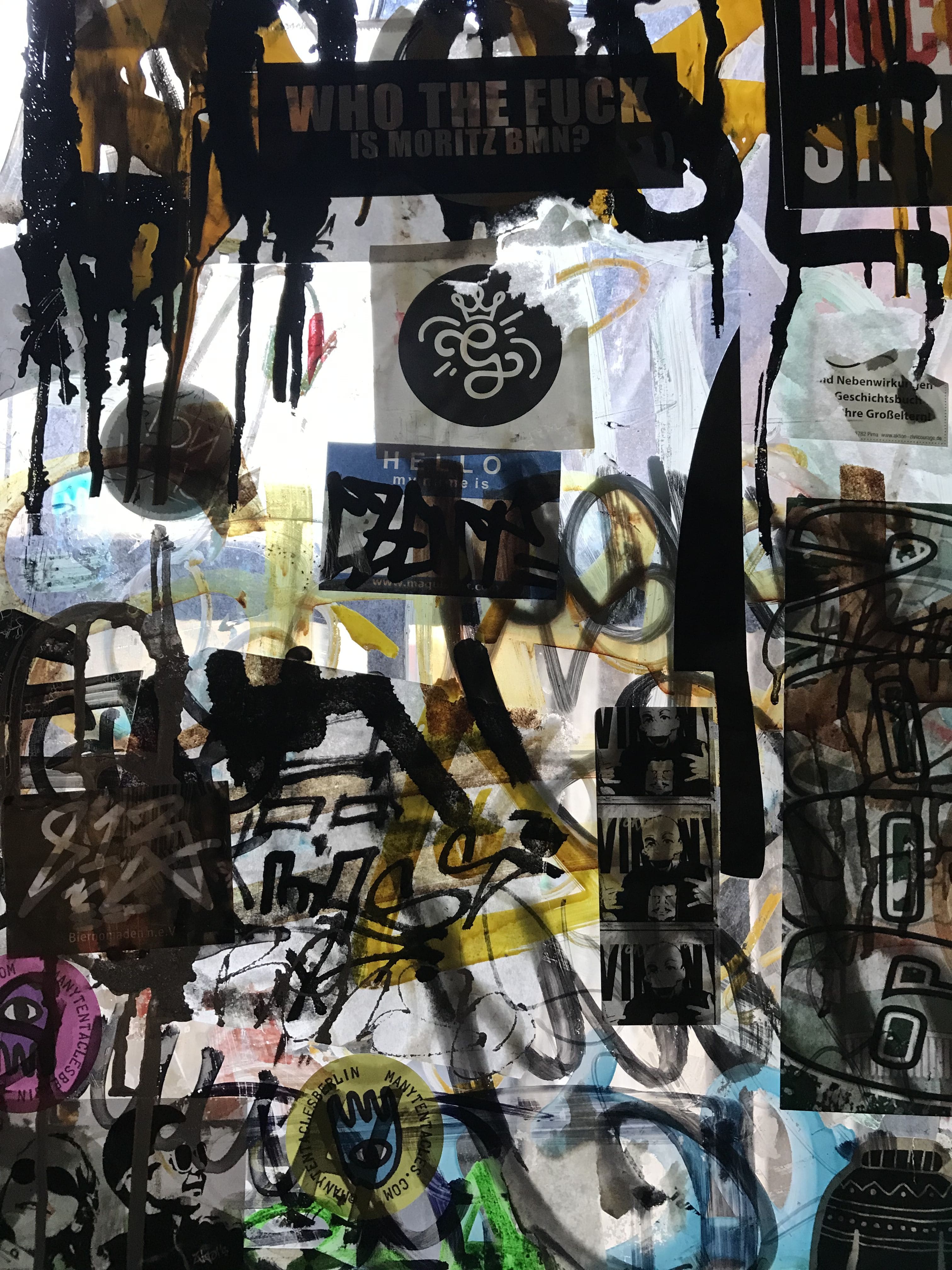 城市肌理，層層疊加的塗鴉⽂化